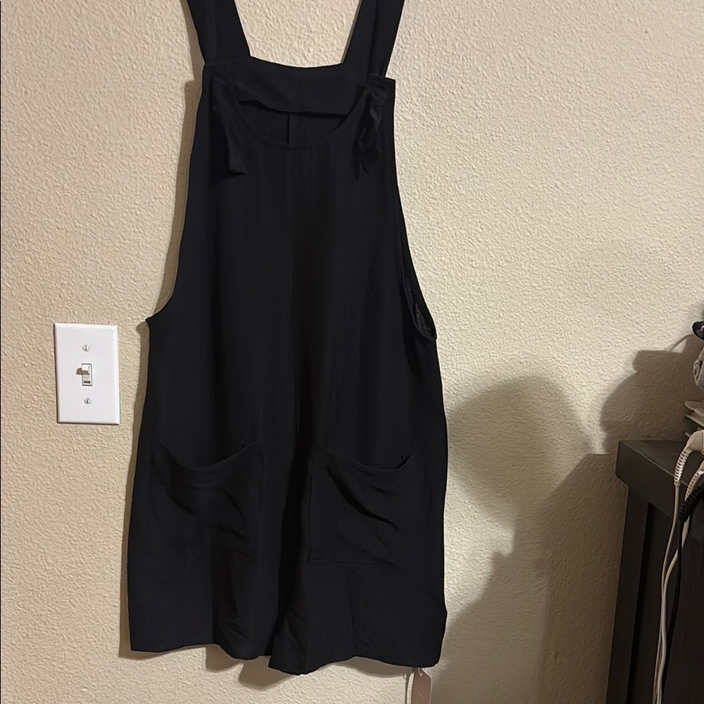 NWT Emery Rose Black Sleeveless Jumpsuit size XS